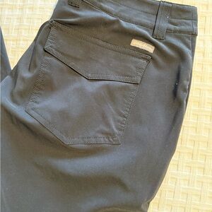 Eddie Bauer Women's black fleece lined winter hiking pants Outerwear